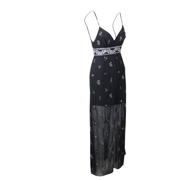 Shiroi Midi Black – Silk Midi Dress main image 1