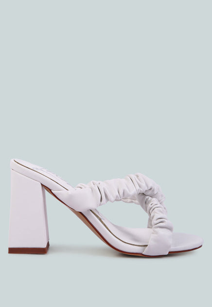 London Rag SH3028 Sandals White US 10 2