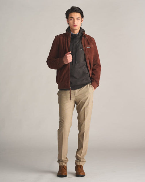Members Only Herren Soft Suede Iconic Jacket Schwarz XXLarge 2
