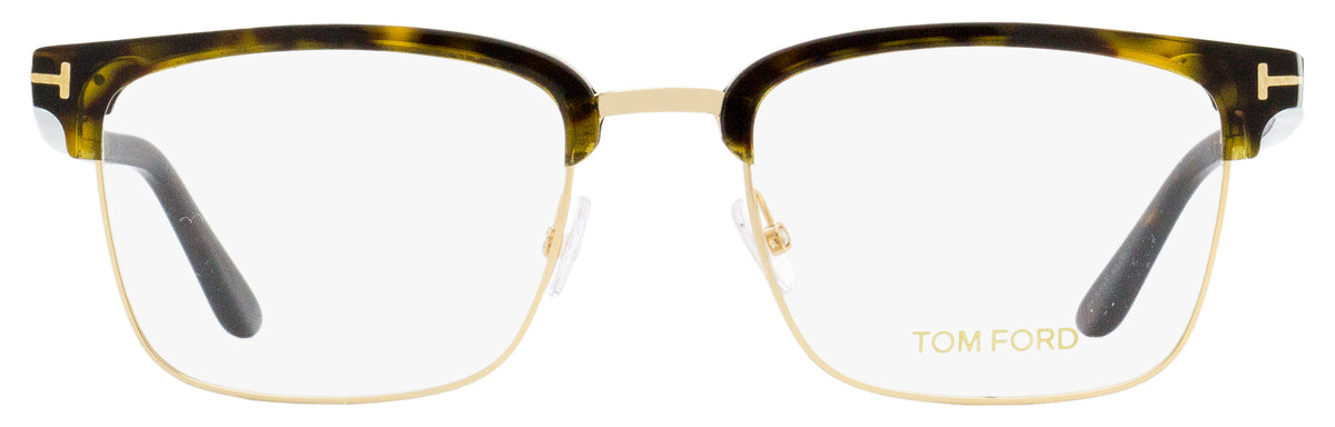 Tom Ford Half Rim Metal Acetate Sunglasses TF544-K 01D 56 20 145 New
