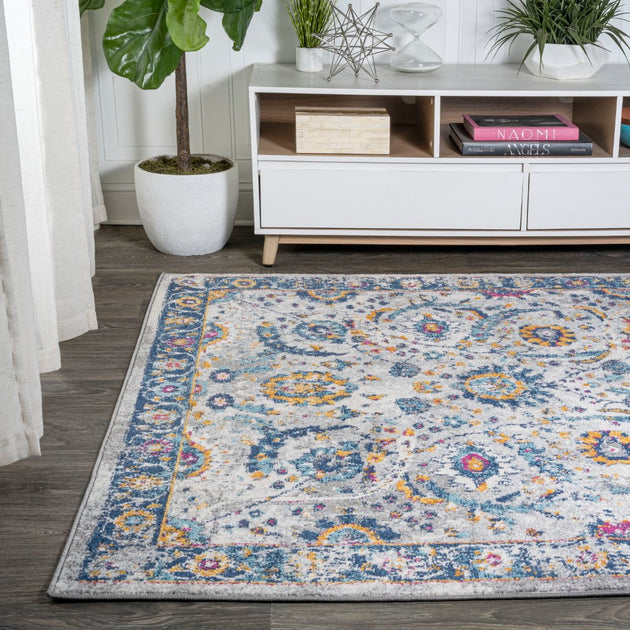 Jonathan Y Izil Modern Persian Area Rug Gray 4
