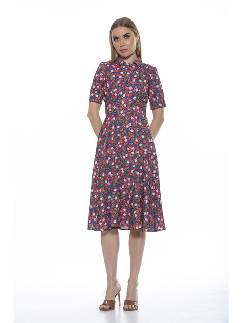 Alexia Admor Emery Dress Multi US 8 2