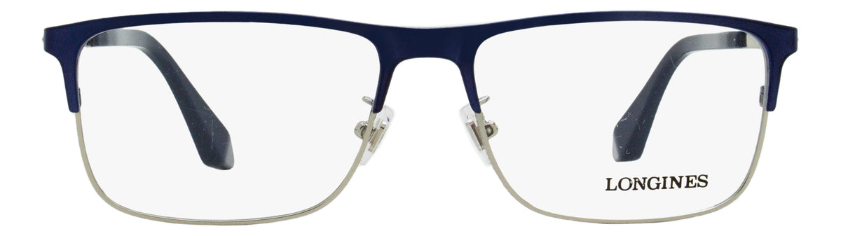 Longines LG5005-H Rectangular Eyeglasses Blue/Ruthenium 56mm 3