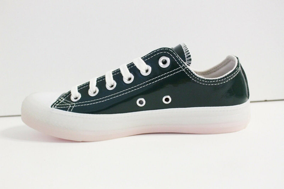Converse Chuck Taylor All Star OX Deep Emerald Leather Sneakers Green US 8 2