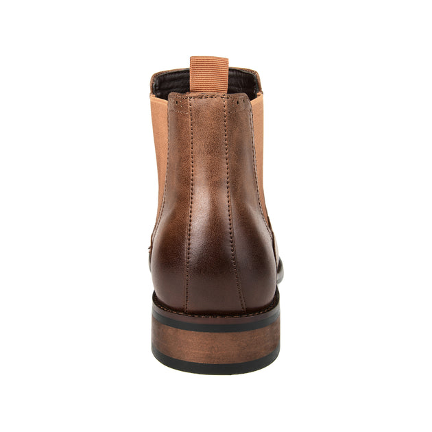 Vance Co. Garrett Cap Toe Chelsea Boot Black 9.5 4