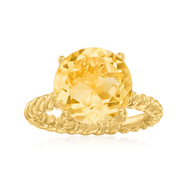 Ross-Simons Citrine Ring Gold US 9 3