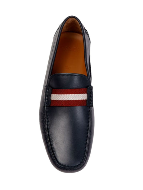 Bally Waltec Leather Loafer Navy Blue US 12.5 3