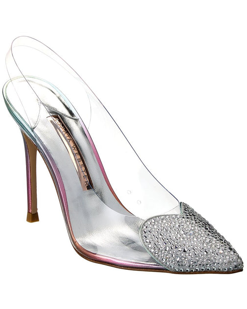 Sophia Webster Amora Slingback Pump Silver EU 37 2