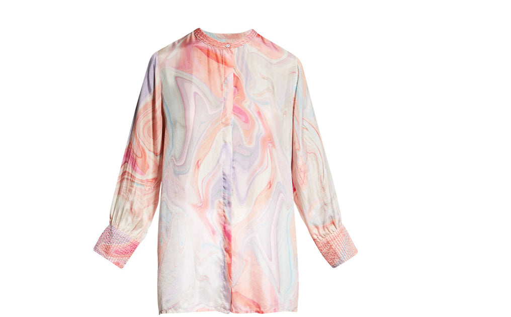 Johnny Was Laguna Vesper Voyager Tunic Top Multi XLarge 2