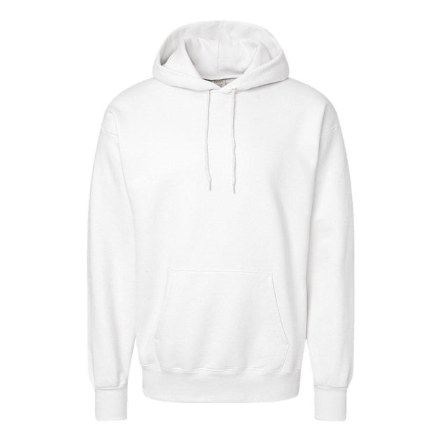 Hanes Ultimate Cotton Hooded Sweatshirt White Medium 2