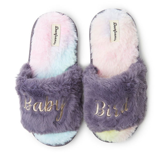Dearfoams Lana Slide Slipper White US 2 2
