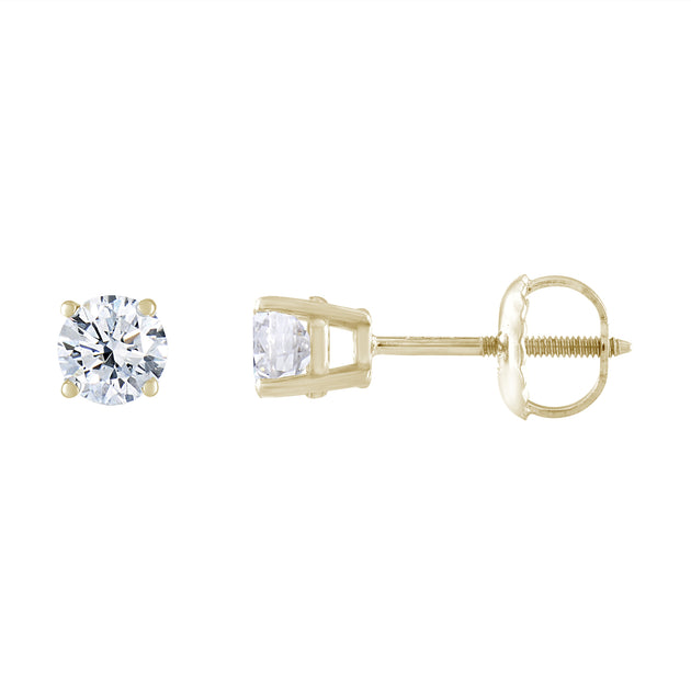 Vir Jewels Diamond Stud Earrings Silver 3
