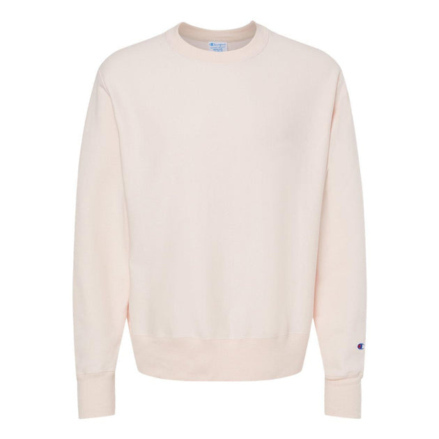 Champion Reverse Weave Crewneck Sweatshirt Beige Medium 2