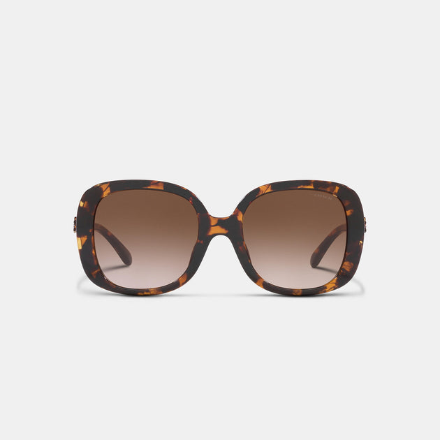 Coach Outlet Wildflower Square Sunglasses | ShopSimon