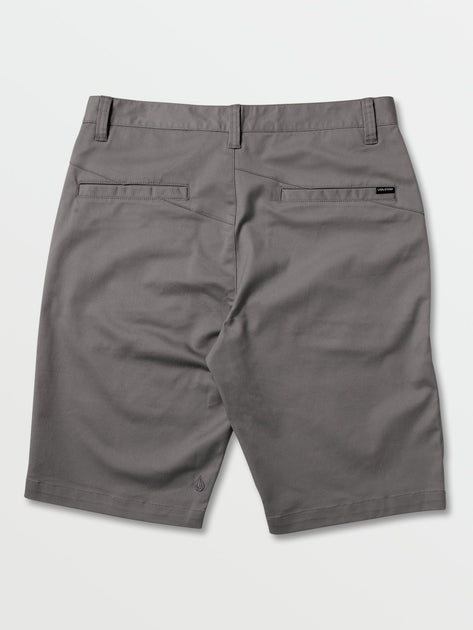 Volcom Vmonty Chino Shorts Uomo: Costume Boxer Blu Navy, Tessuto Elasticizzato 4 Direzioni