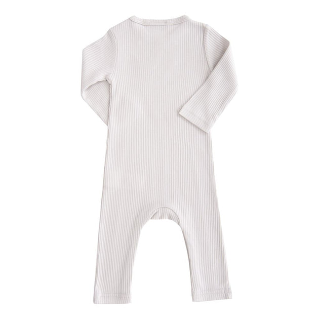 BANBLU LS Modal Romper Grey 12-18 Months 2