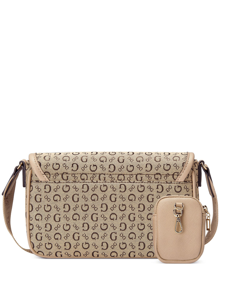 Guess Factory Draven Jacquard Mini Crossbody | ShopSimon