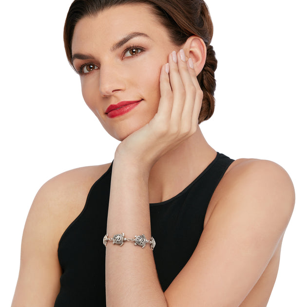 Ross-Simons Sterling Silver Turtle Bracelet Silver 3