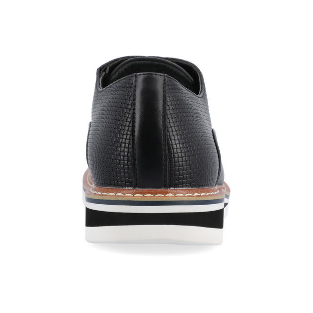Vance Co. Weber Plain Toe Oxford Black US 8 4