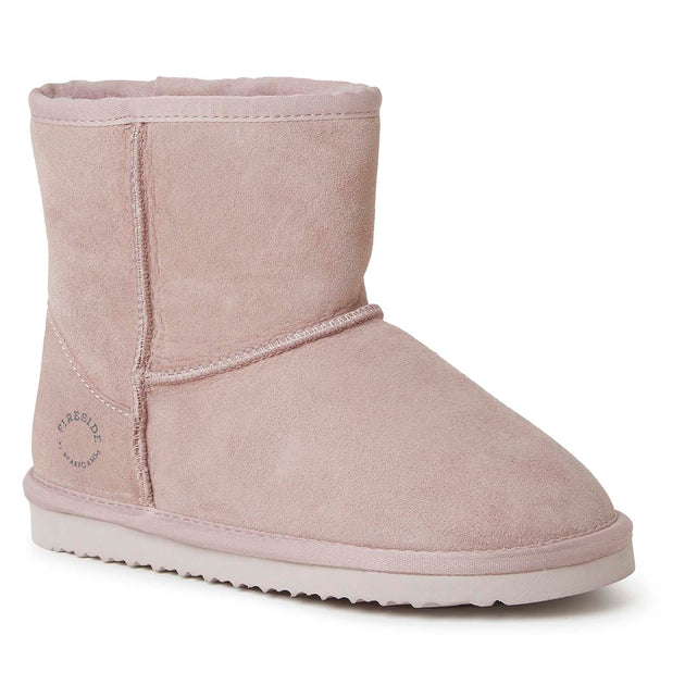 Fireside By Dearfoams Rosebery Shearling Boot Black US 8 2