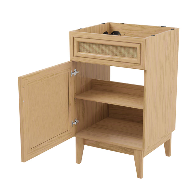 Jonathan Y Javer Bathroom Cabinet Rattan 4