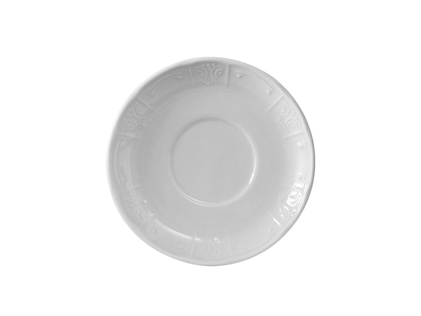 Tuxton Chicago Soup Mug Saucer 6-3/8 inch White 36 Pieces 2