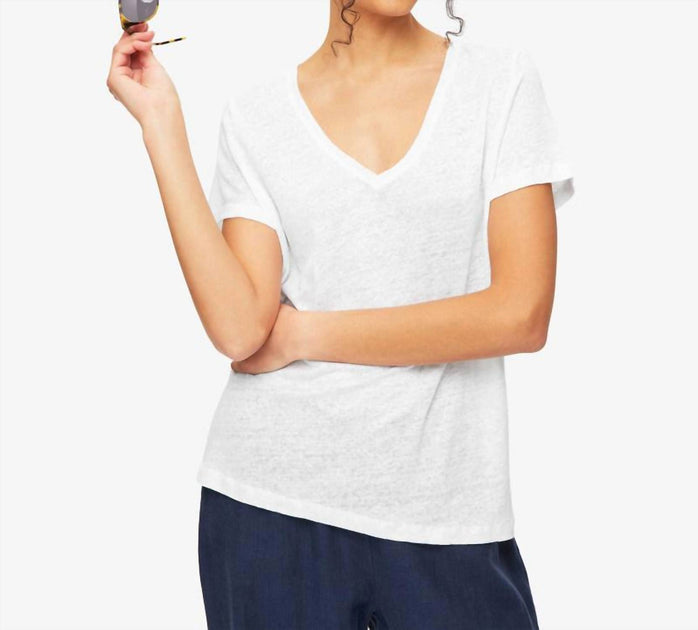 Derek Rose V-Neck Tee Grey Small 2