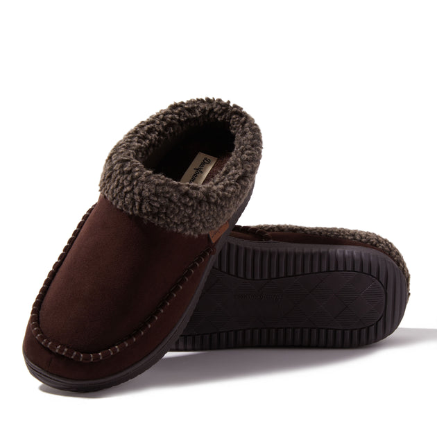 Dearfoams Marshall Microsuede Moccasin Clog Multi Medium 4