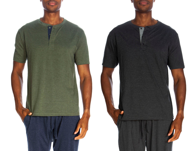 Unsimply Stitched Henley Manches Courtes Multi XLarge 6
