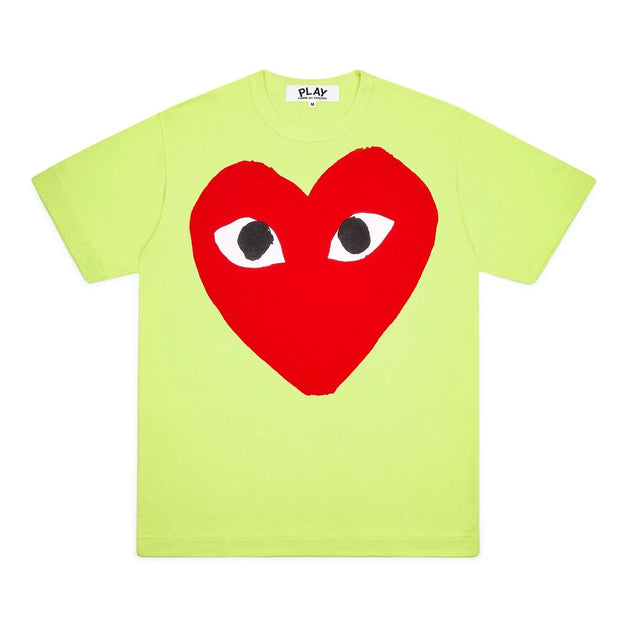 Comme Des Garçons Play Heart T-Shirt Green Small 3