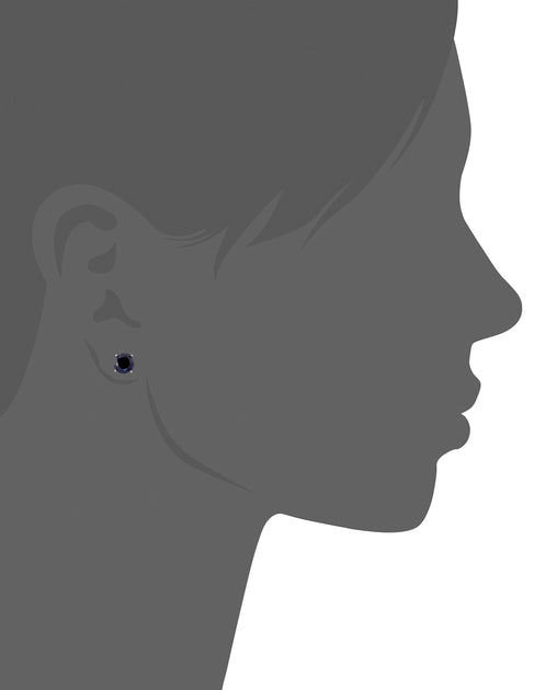 Vir Jewels Black Diamond Stud Earrings Black 9