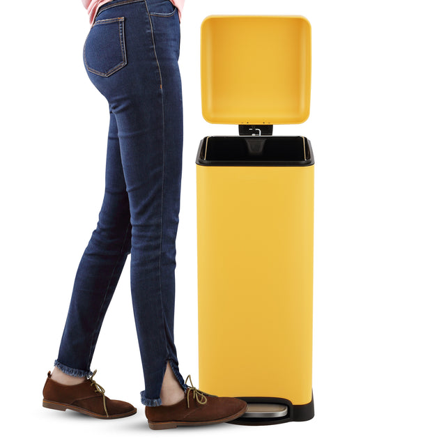 happimess Betty Retro 30 Liter Pedal-Eimer Schwarz 3