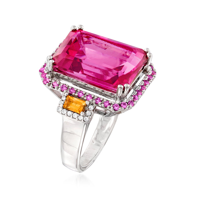 Ross-Simons Multi-Gemstone Ring Pink US 9 4