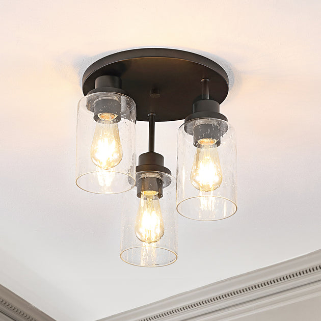 Jonathan Y Jonah 12 3-Light LED Semi Flush Mount 4