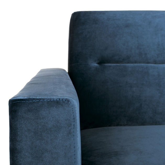 Safavieh Tribeca Foldable Sofa Bed Navy 3