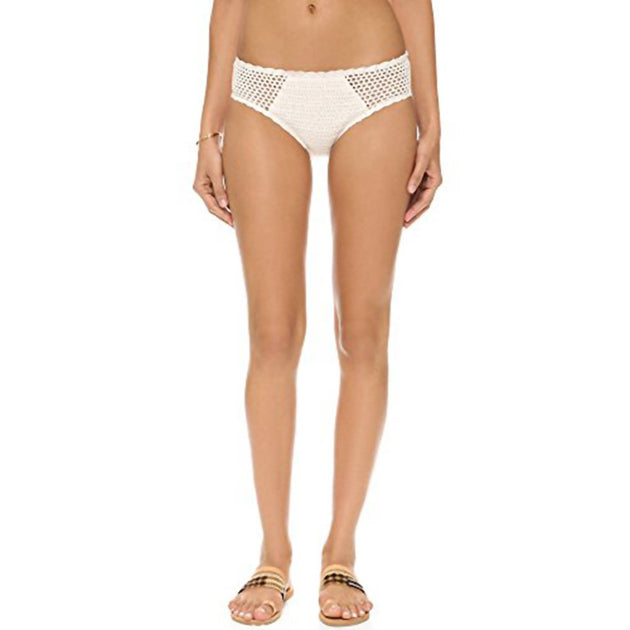 MINKPINK Dreamweaver Crochet Bikini Bottom Beige Small 4