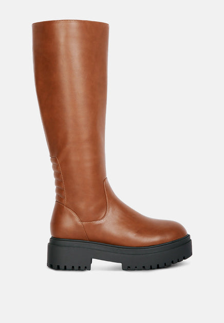 London Rag SH2554 Heeled Boots Black US 10 2