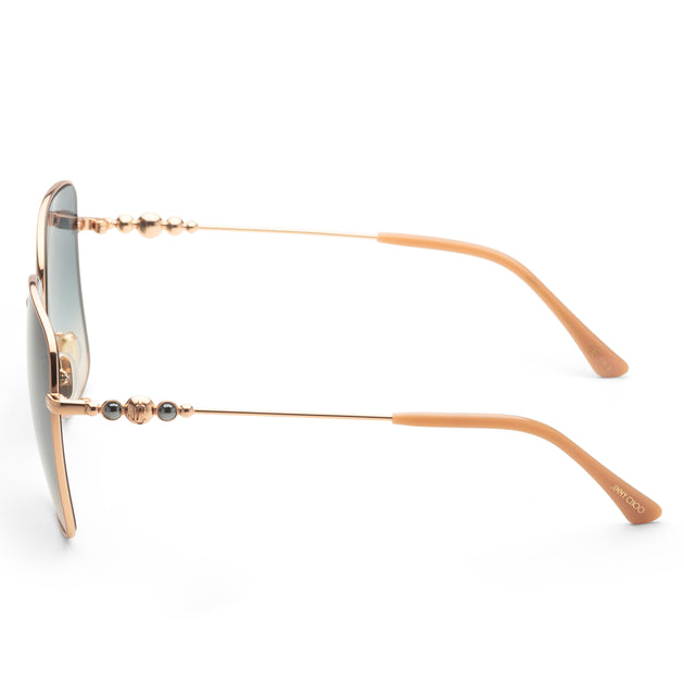 Jimmy Choo Hesters Sunglasses Gold 3