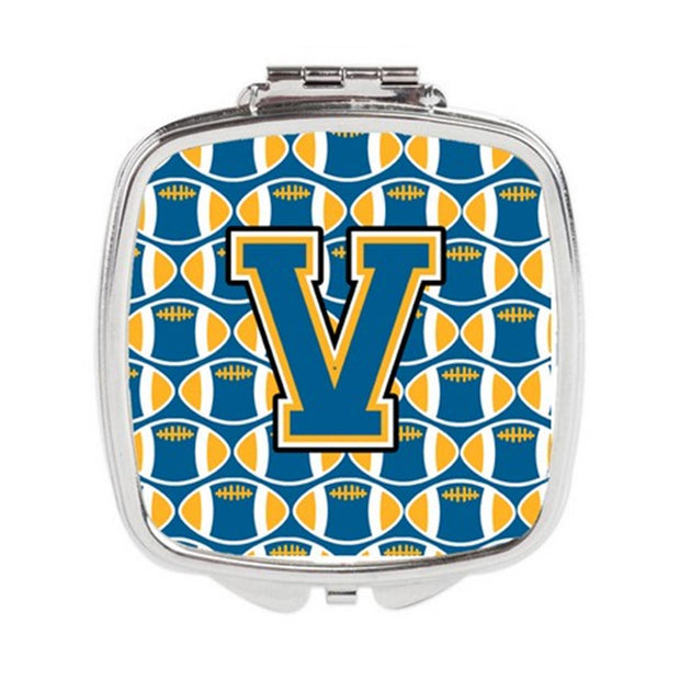 Carolines Treasures CJ1077-VSCM Compact Mirror Blue/Gold 2