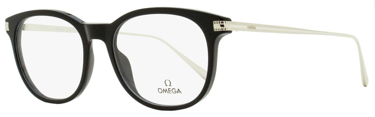 Omega OM5013 Pantos Eyeglasses Black/Palladium 53mm 2