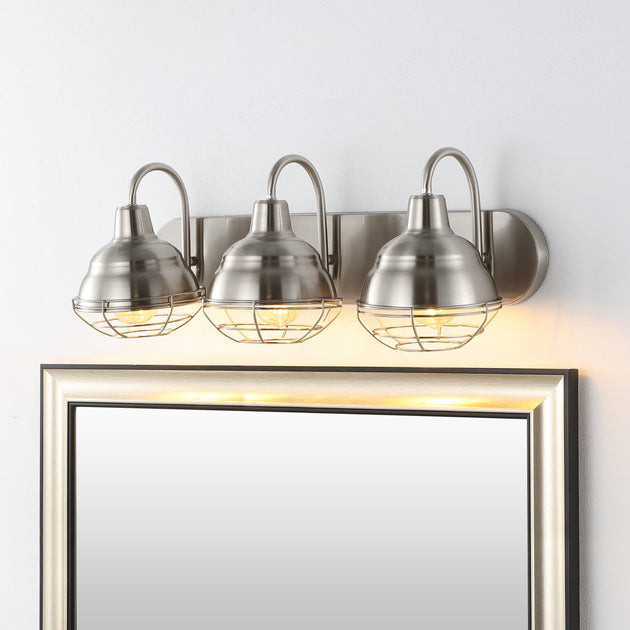 Jonathan Y Levi 24.5" 3-Light Iron LED Vanity Light 4