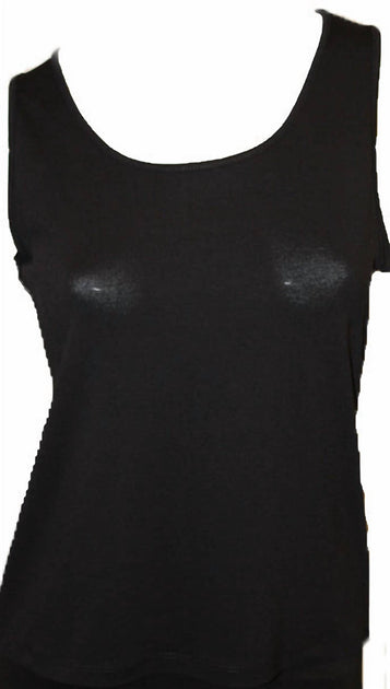 Angel Bra Friendly Tank Top Black Medium 8