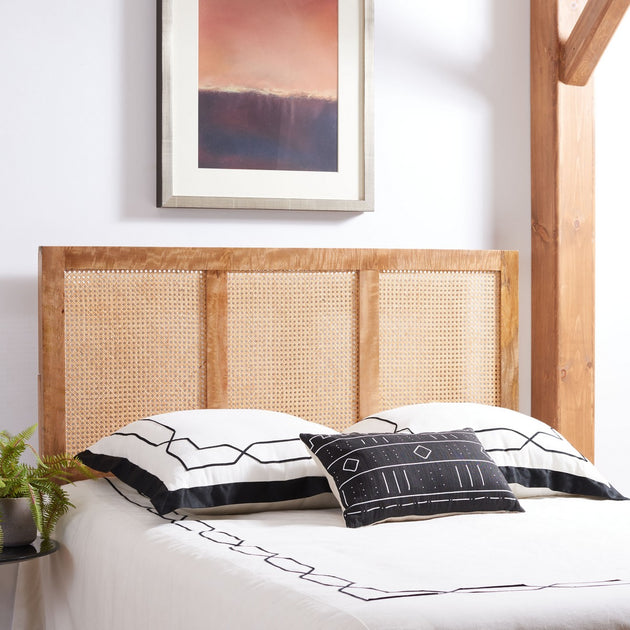Safavieh Vienna Cane Headboard White King 2