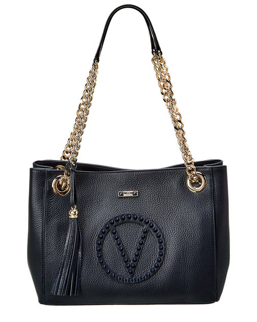 Valentino by Mario Valentino Luisa Rock Leather Shoulder Bag ShopSimon