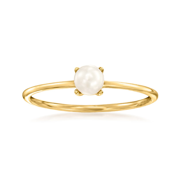 RS Pure Cultured Pearl Ring White US 9 2