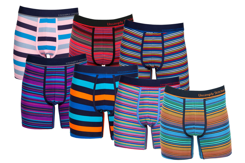 Unsimply Stitched Boxer Brief 7 Pack Multi Small 5