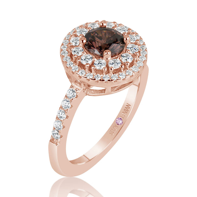 Suzy Levian Engagement Ring Brown US 5 2