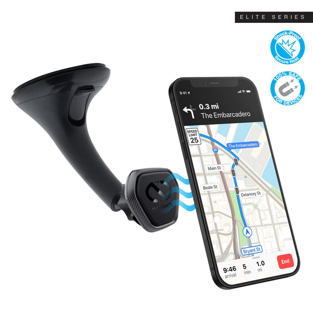 Naztech MagBuddy Elite Windshield Mount Black 2