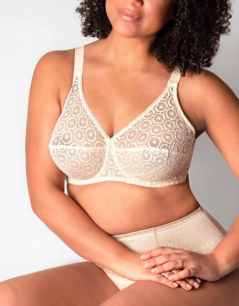 Chantelle Fete Sheer Mesh Underwire Bra Beige 32B 3