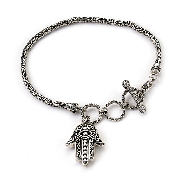 Fiery Carnelian Hamsa Bracelet main image 0